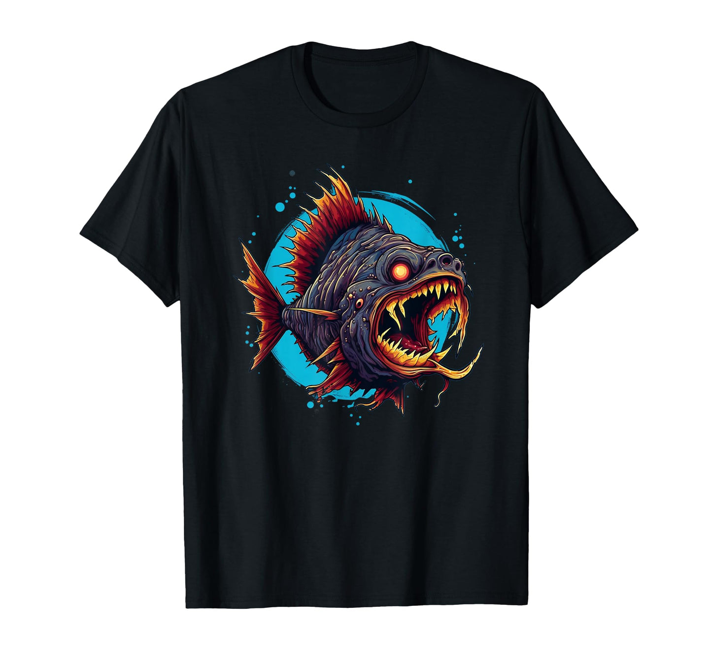Crazy looking Piranha for Monster Fish Lovers T-Shirt
