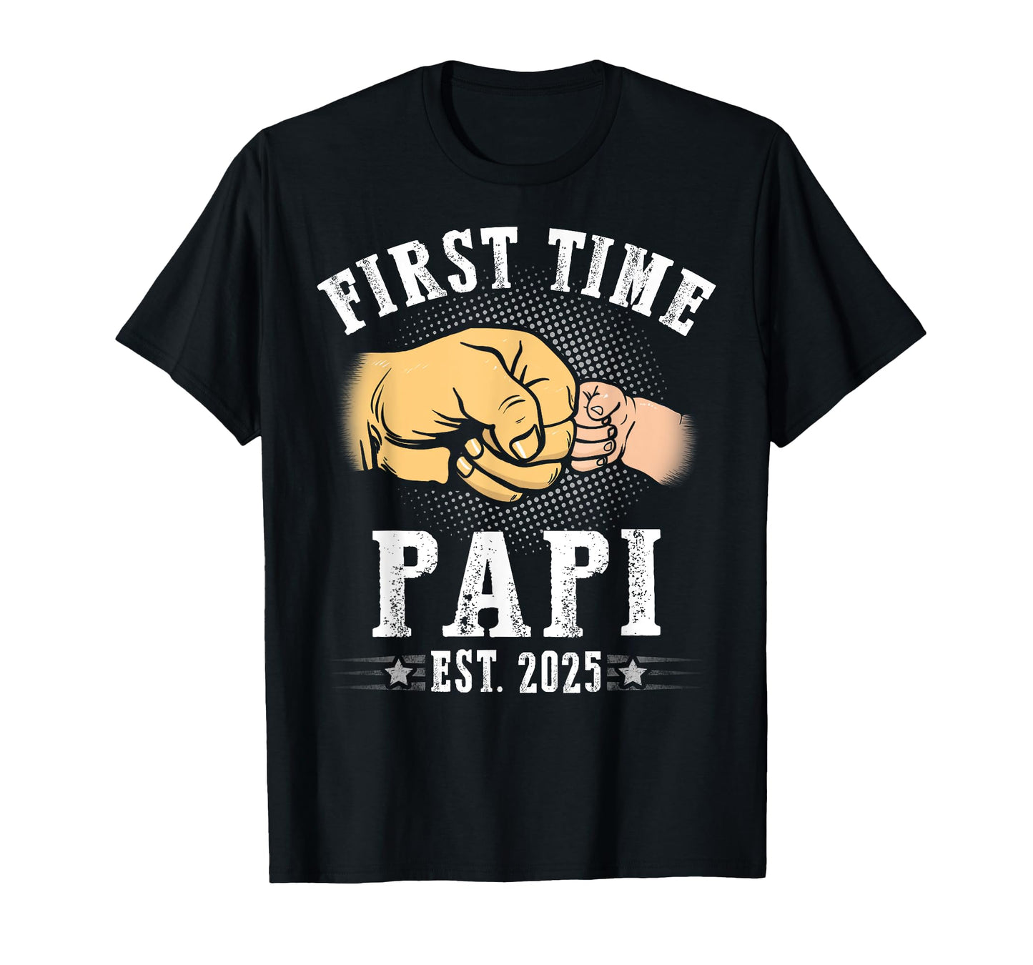 First time Papi Est 2025 Father's Day Soon To Be Papi T-Shirt