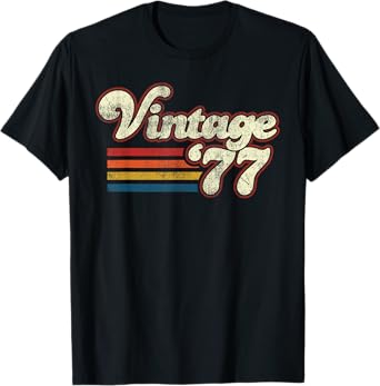 Vintage 1977 46 Birthday T-Shirt