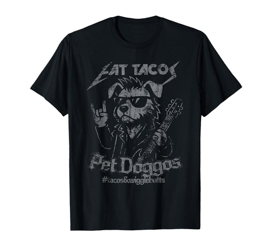 Eat Tacos Pet Doggos T-Shirt