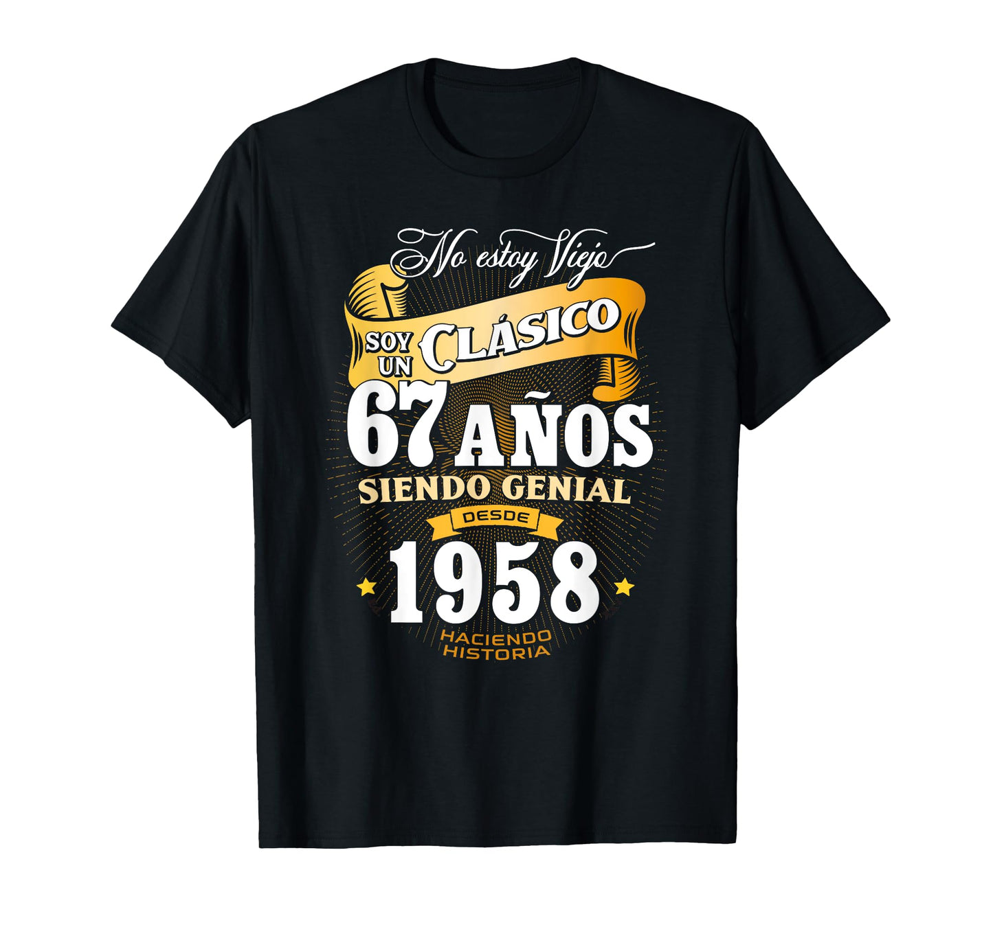 67th Birthday gift for Men in Spanish Regalo cumpleanos 67 T-Shirt