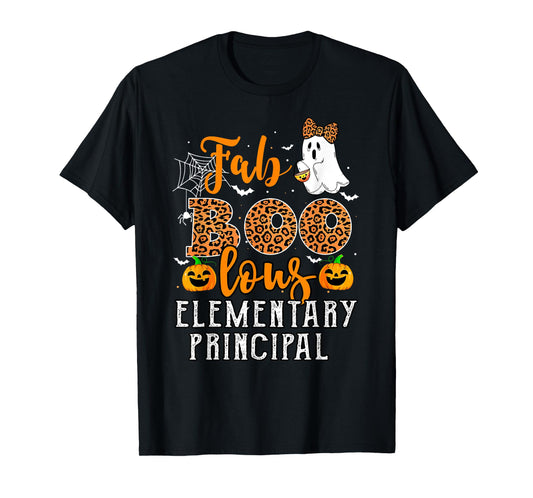 Leopard Halloween Costume Faboolous Elementary Principal T-Shirt