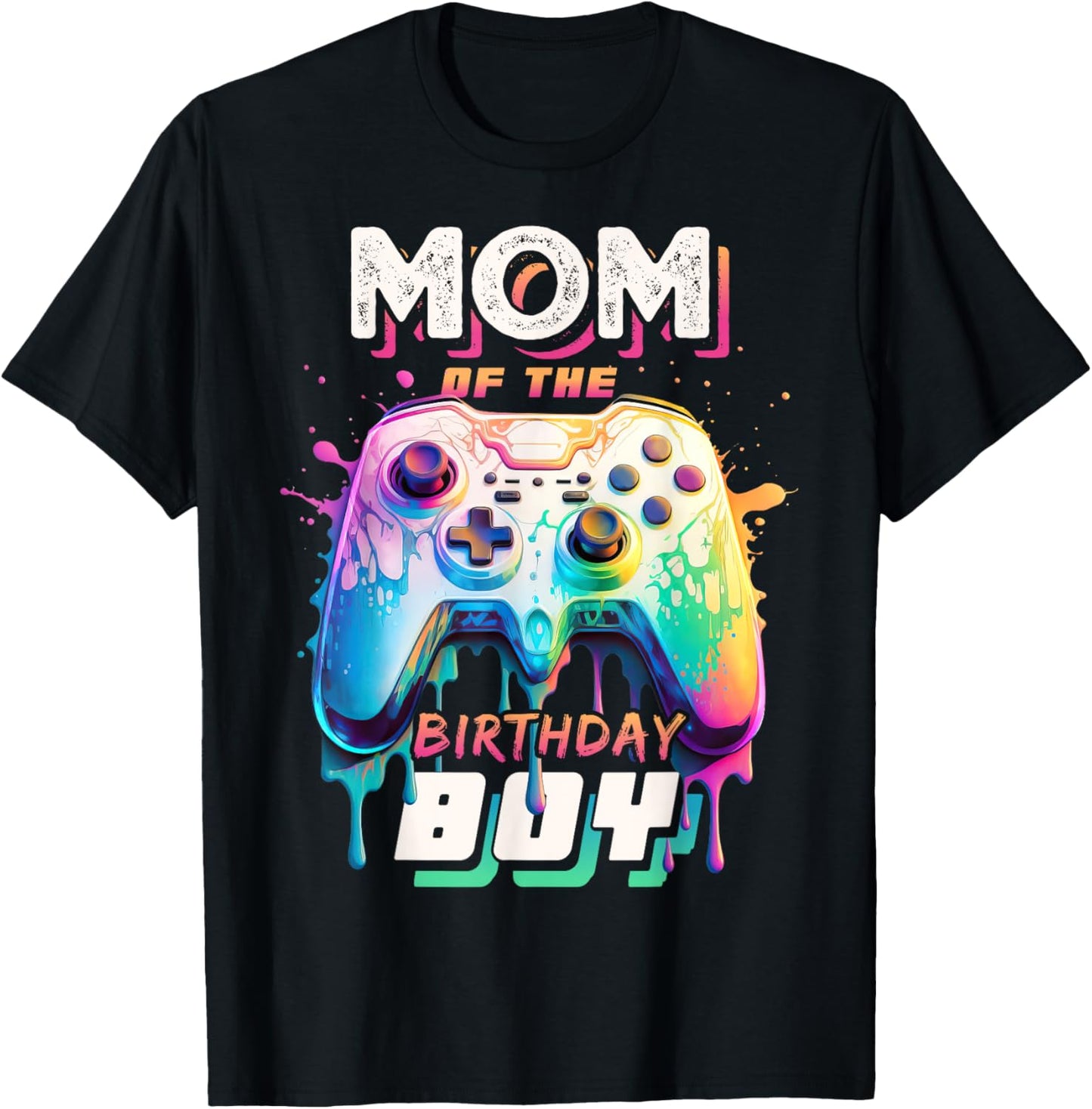 Mom of the Birthday Boy Matching Video Game Birthday Party T-Shirt