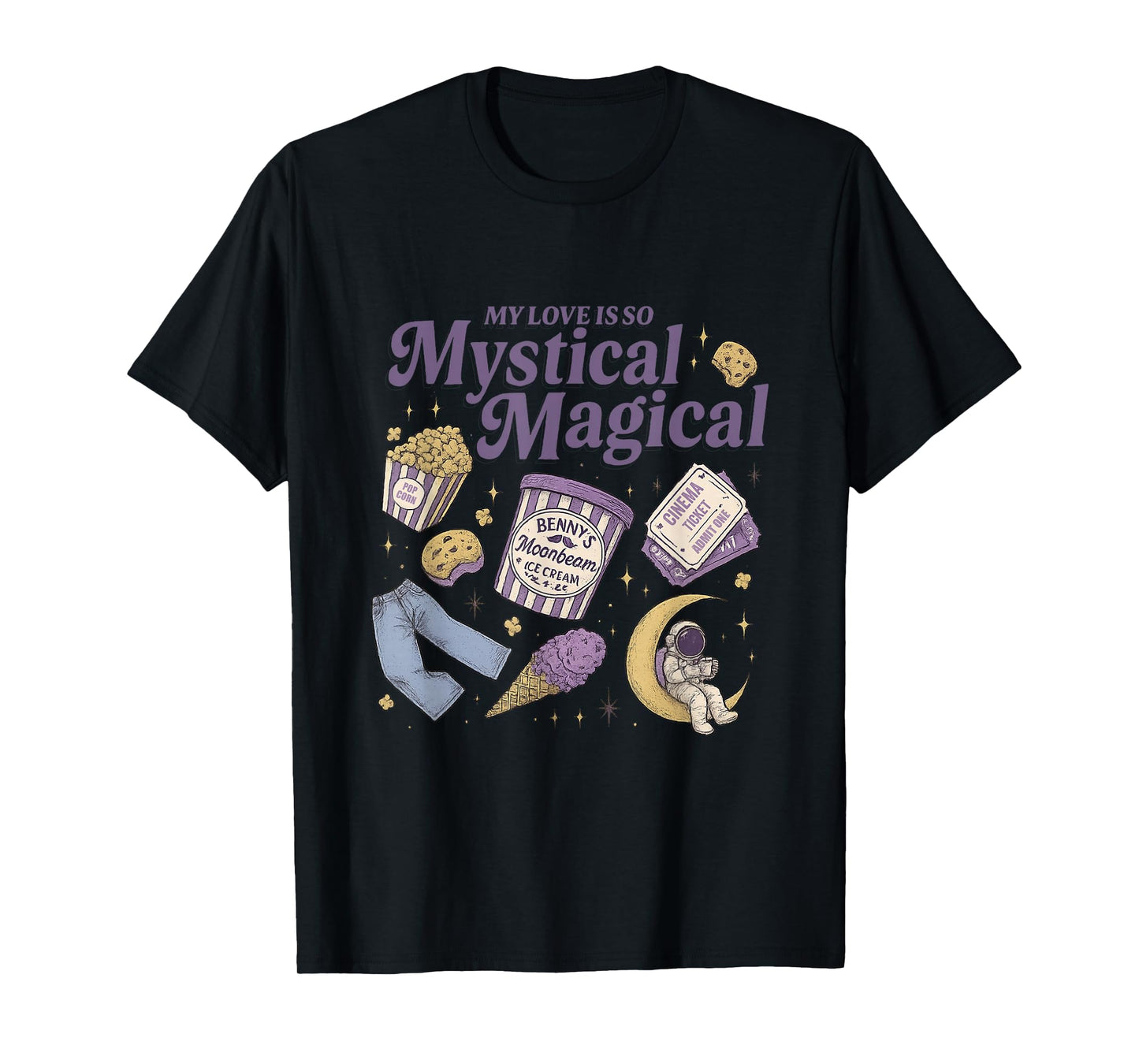 My Love is So Mystical Magical, Vintage Moonbeam Ice Cream T-Shirt