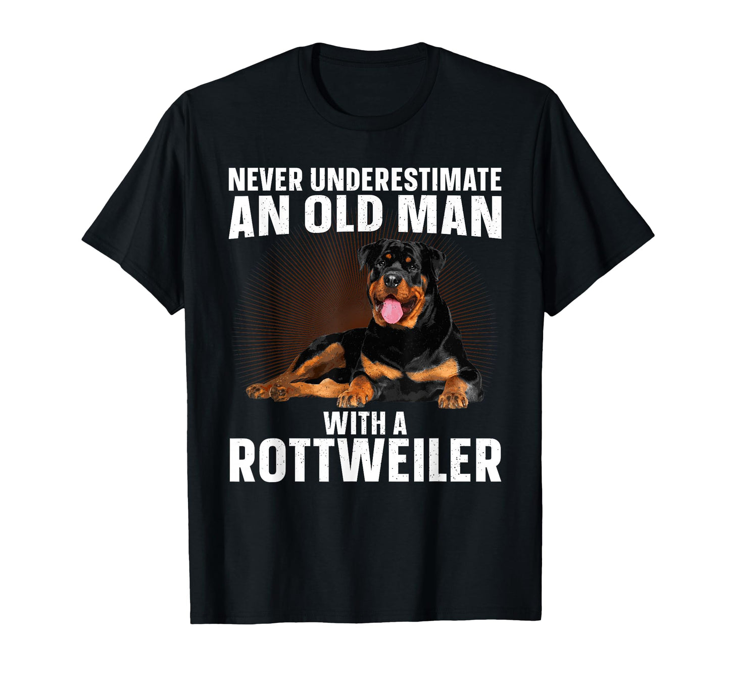 Funny Rottweiler Art For Men Grandpa Rottie Rottweiler Lover T-Shirt
