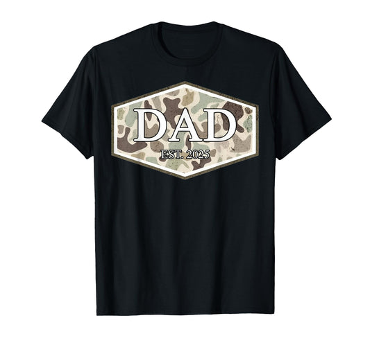 Camo Dad, Retro Camouflage Daddy Father's Day T-Shirt