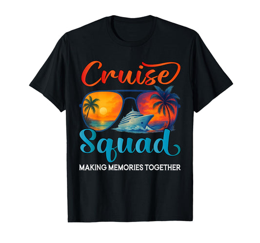 Cruise Squad 2025 Friends Family Vacation Matching Group T-Shirt