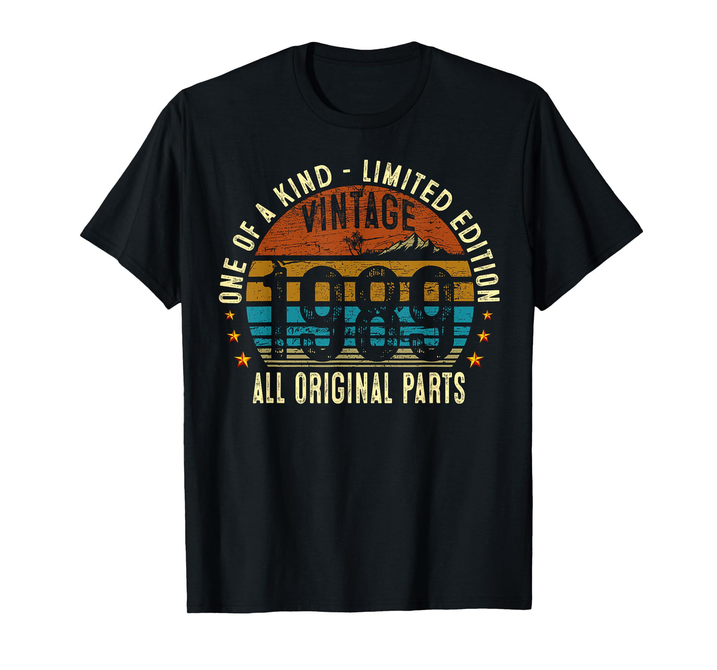 Vintage 1989 36 Years Old Men Women 36th Birthday Gifts T-Shirt