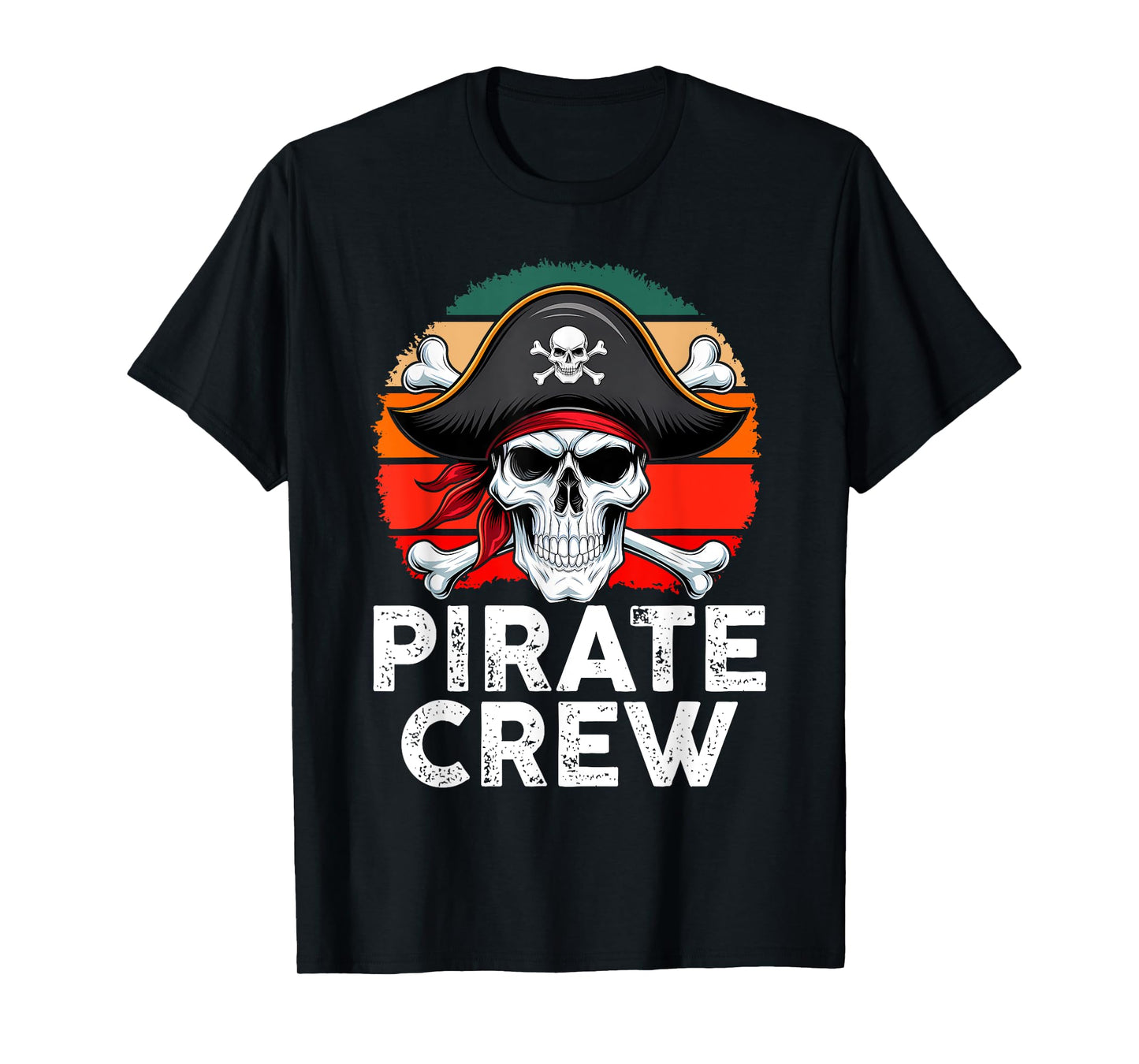 Kids Boys Pirate Crew Birthday Party Supplies Group Matching T-Shirt