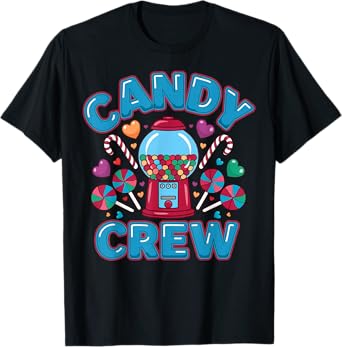Candy Crew Sweetie Candy Squad Gumball Machine T-Shirt