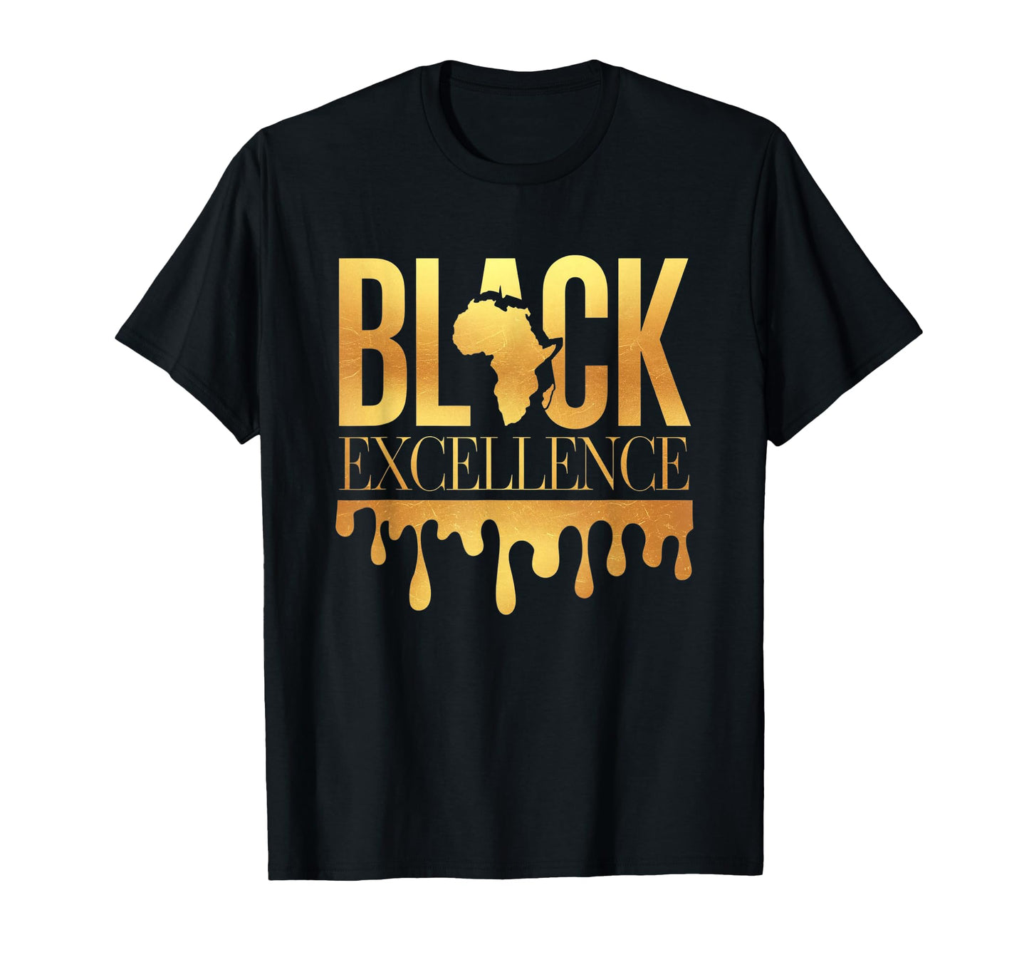 Black Excellence Black History Month Afro Motivation T-Shirt