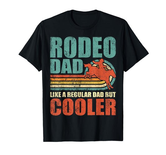 Retro Style Vintage Rodeo Dad Father's Day T-Shirt
