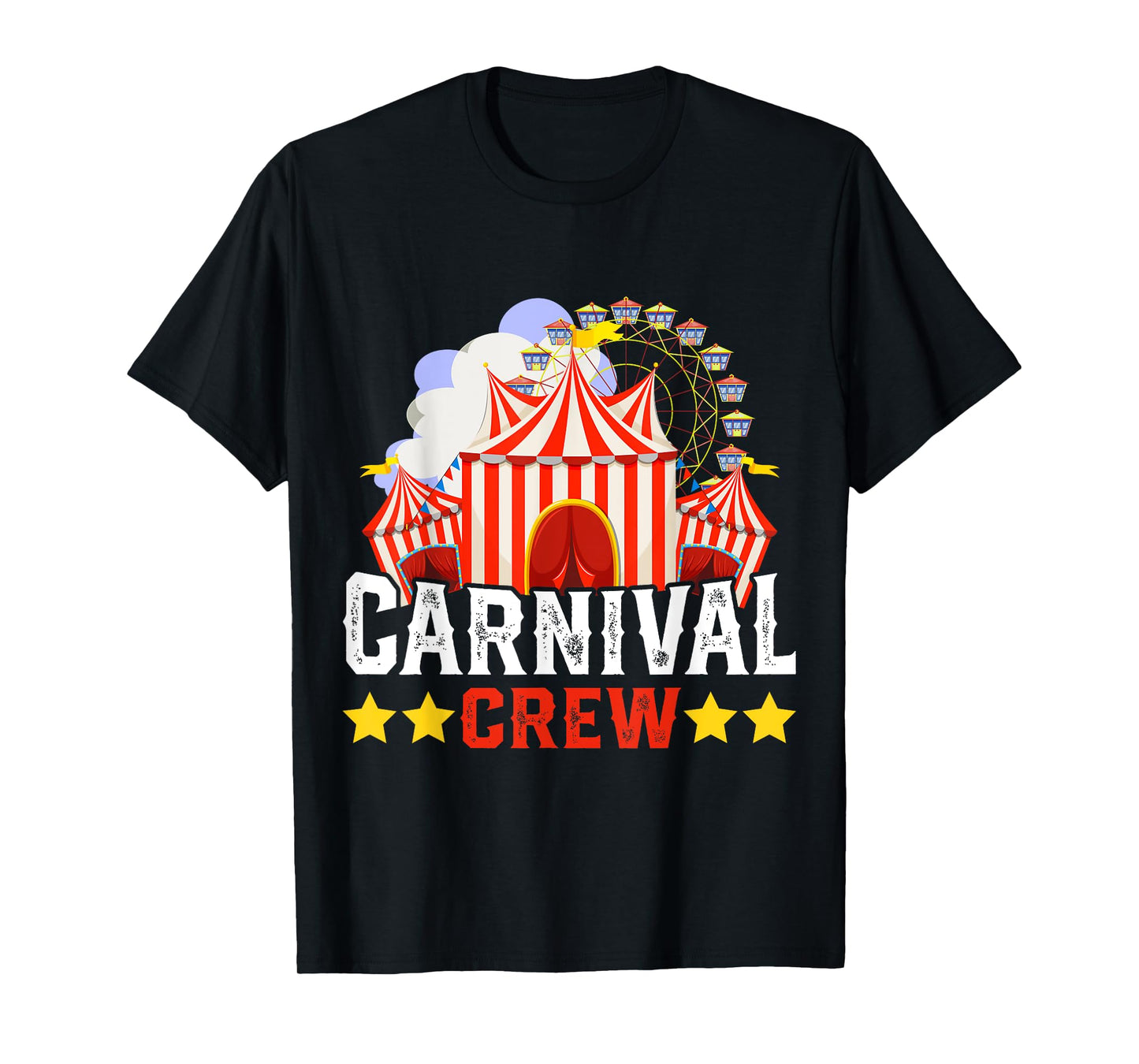 Carnival Crew Funny Circus Staff Costume Circus Theme Party T-Shirt