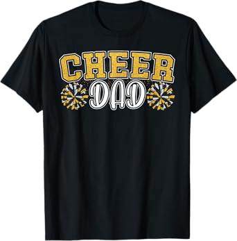 Proud Cheer Daddy My Favorite Cheerleader Calls Me Dad Men T-Shirt