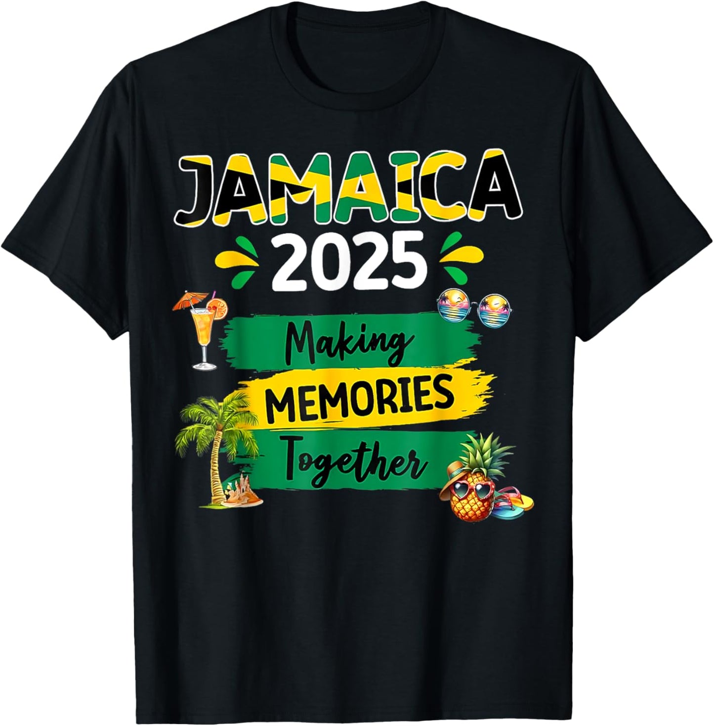 Jamaica 2025 Vacation Trip Matching Family Squad Group T-Shirt