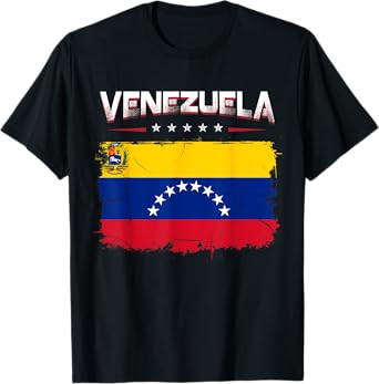 Patriotic Vintage Venezuelan Flag Venezuela T-Shirt