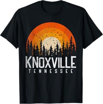 Knoxville Tennessee TN Shirt Retro Style Vintage 80s Gift T-Shirt