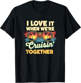 Retro 2025 Cruise Vacation Buddies Couples Girl 0CAQOR T-Shirt