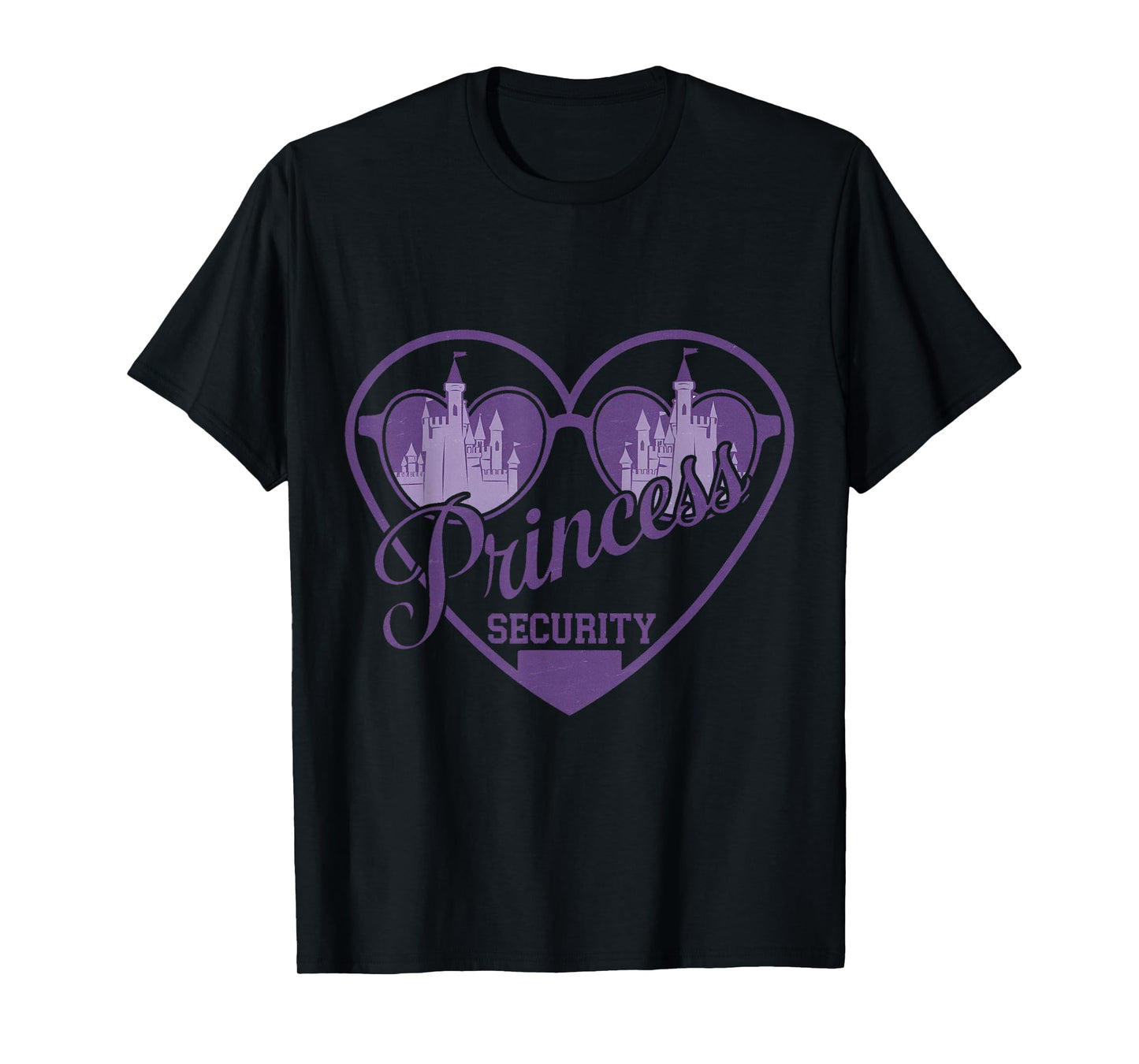 Princess Security Protection Castle Men Women & Boys Retro T-Shirt