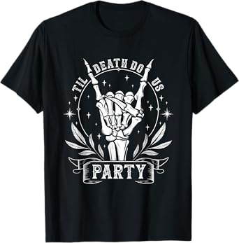Til Death Do Us Party Funny Valentines Bachelorette Matching T-Shirt