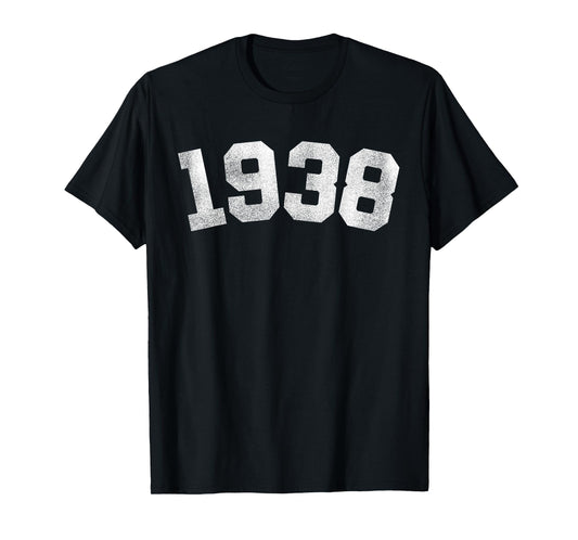 1938 - Vintage 87th Birthday 87 Years Old Retro T-Shirt