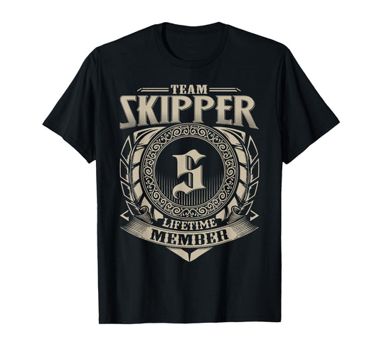 Team SKIPPER Lifetime Member SKIPPER Family Name Vintage T-Shirt
