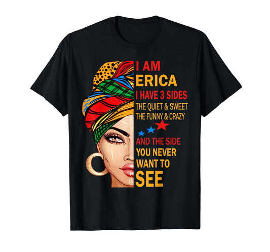 ERICA Name Surname Family Last First Name ERICA T-Shirt
