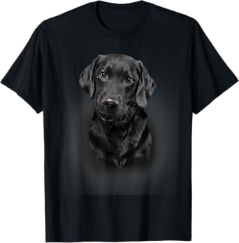 Black Labrador Dad Mom Retriever Lab Owner Dog Lover Cute T-Shirt