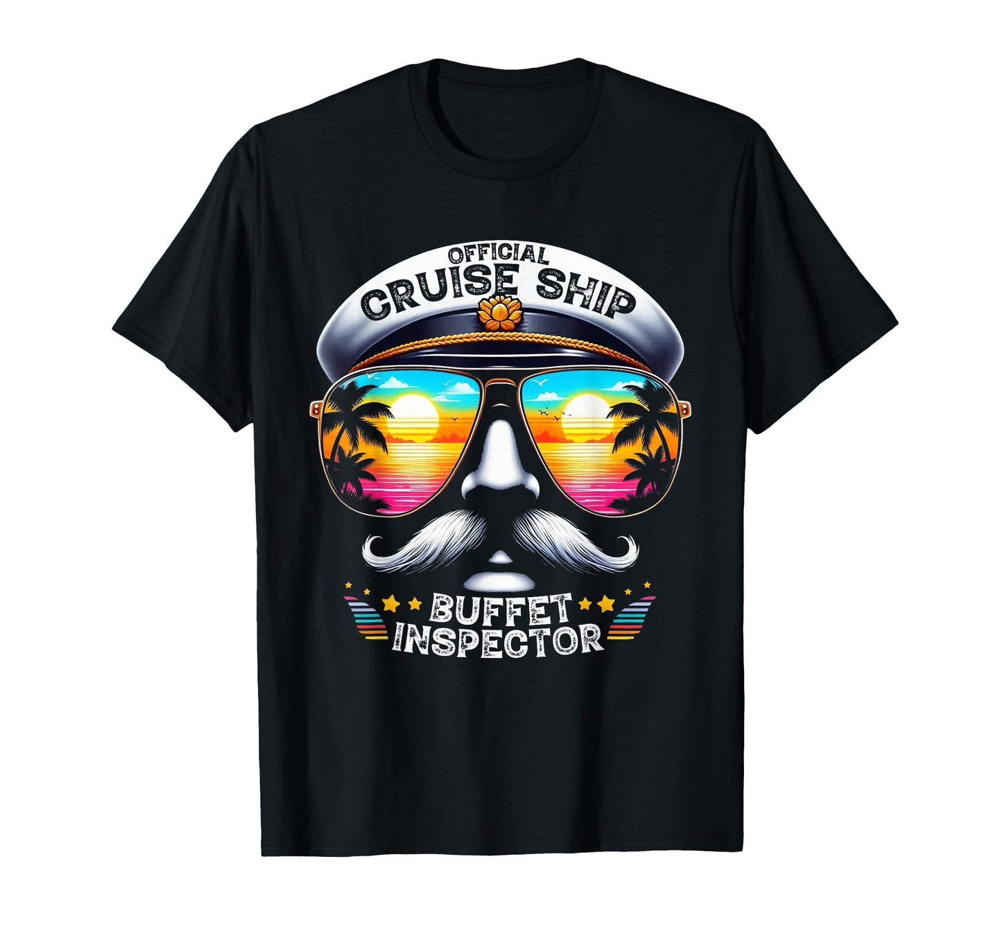 Official Cruise Ship Buffet Inspector Funny Cruise Men Women T-Shirt