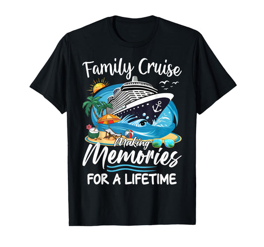 Cruise Party Vacation Trip Family Matching Outfit. Unisex T-Shirt, Black, Small, Short Sleeve, Crew Neck, Polyester, Letter Print, Celebration, Vacation, Casual, All Seasons
