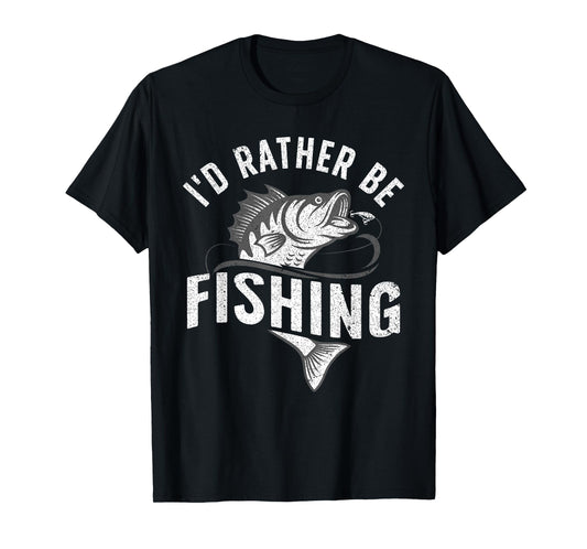 Funny Fishing Novelty Design For Men Women Kids Fish Lovers T-Shirt