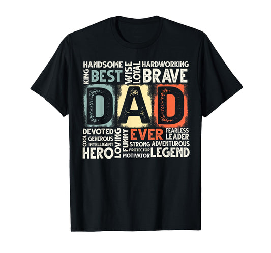 Vintage Funny Definition of Dad Retro Meme Joke Father's Day T-Shirt