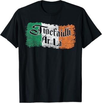 Tiocfaidh Ar La Vintage Ireland Irish Flag T-Shirt