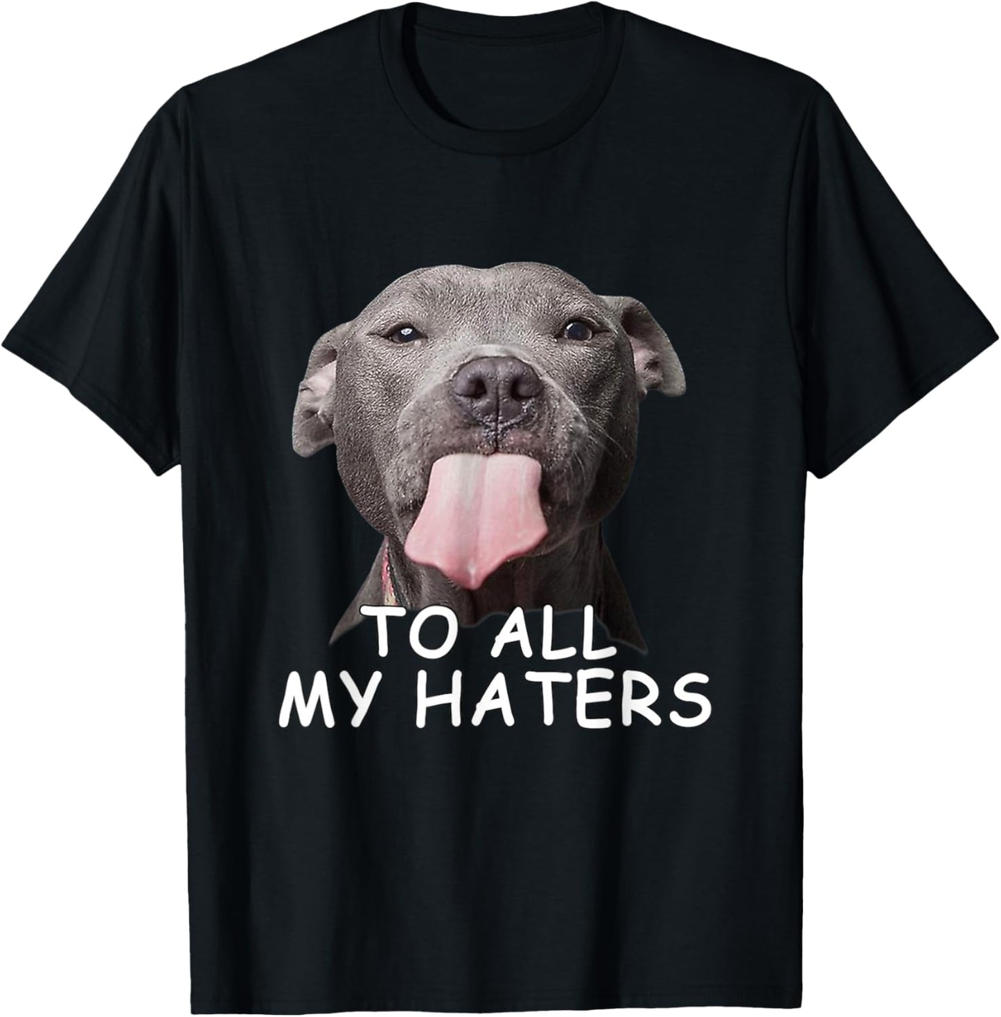 Funny Pitbull To All My Haters T-Shirt