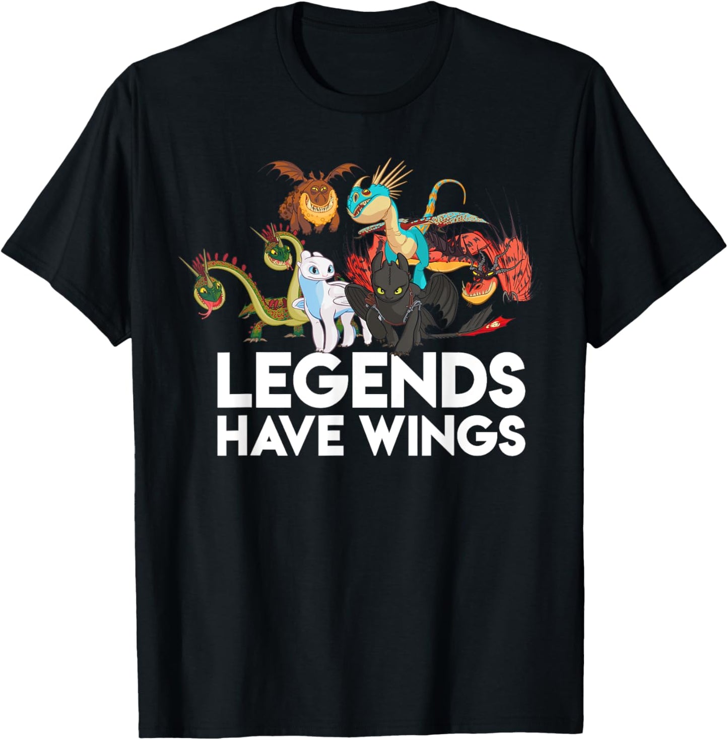 How To Train Your Dragons 3 Hidden World Legends Have Wings T-Shirt