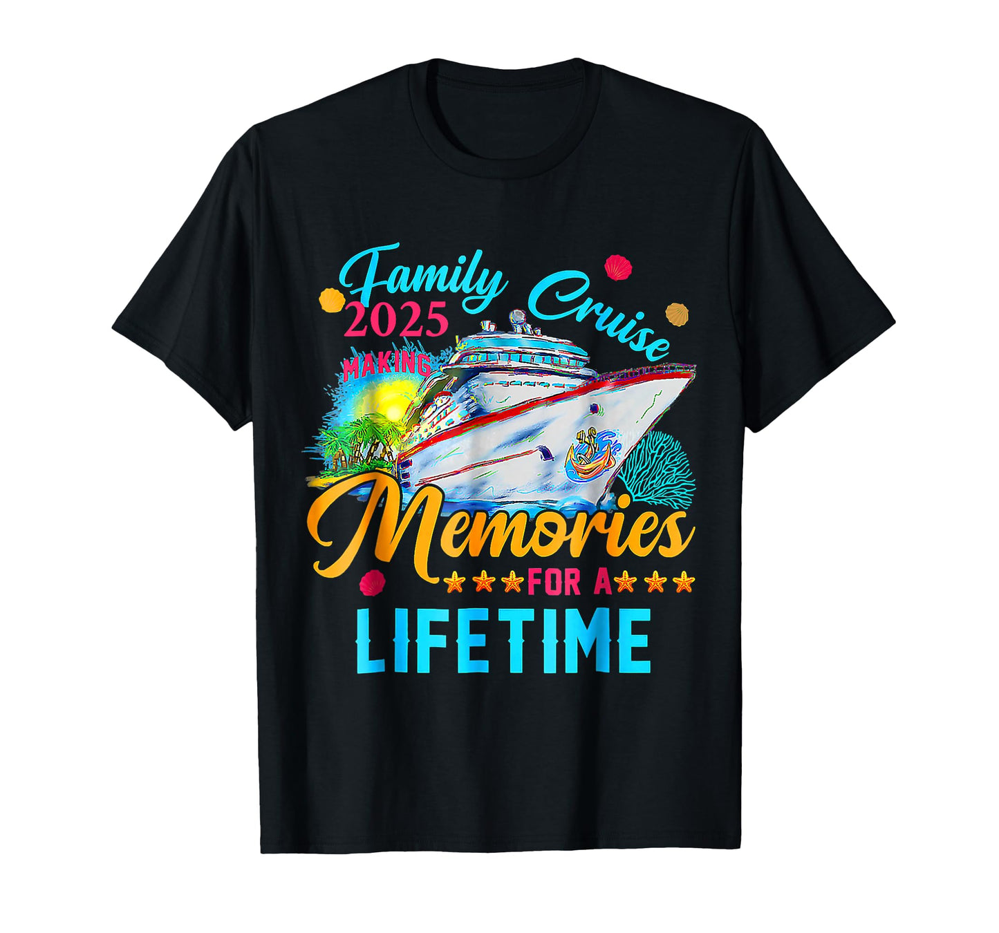 Family Cruise 2025 Family Matching Cruise Vacation Party T-Shirt