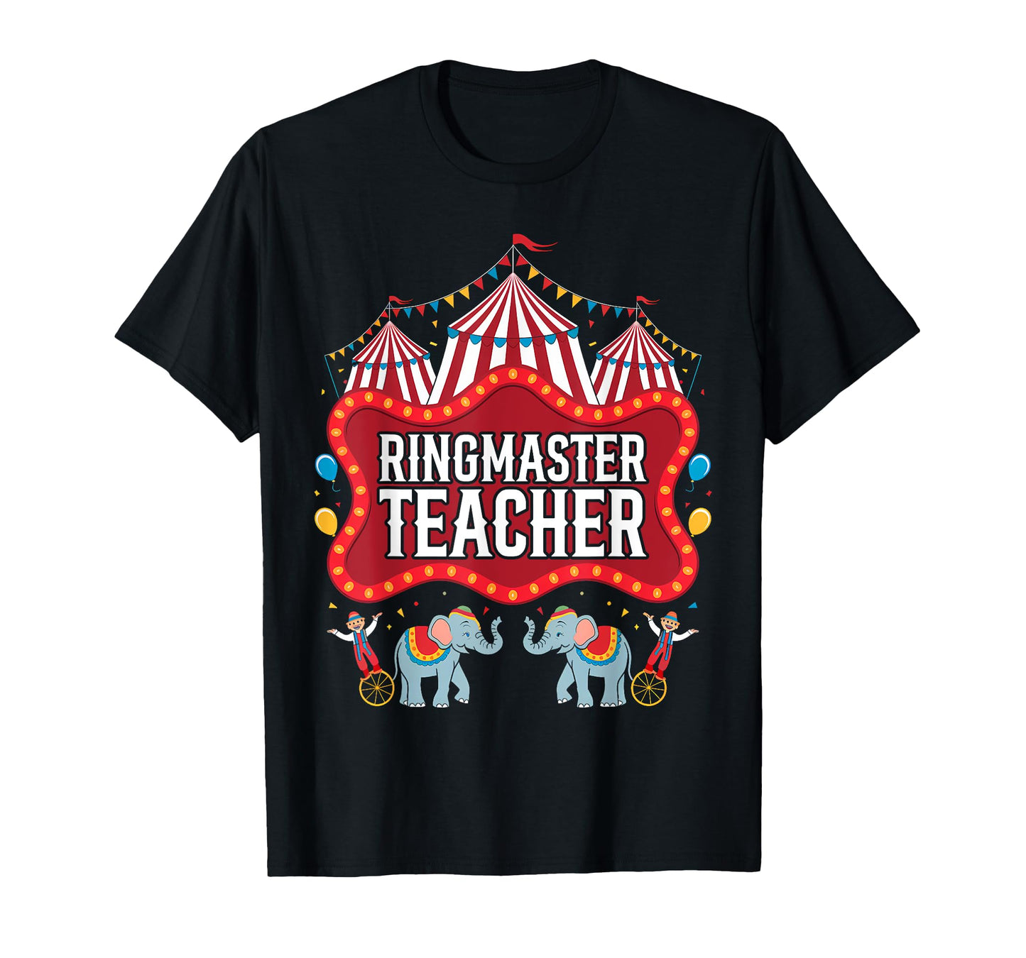Ringmaster Teacher Circus Carnival Birthday Party T-Shirt