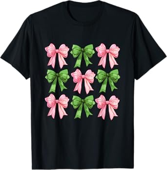 Coquette Bow Funny Gift Halloween 2025 Gift For Her T-Shirt