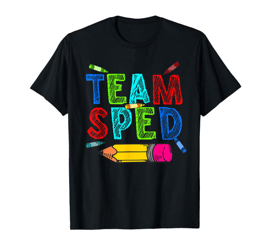 Best Special Education Art For Men Women Special Ed Teacher T-Shirt