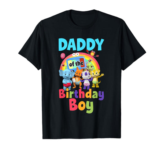 Dad And Mom Daddy Of The Birthday Boy Family Party Decor T-Shirt