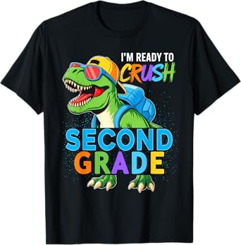 Crush 2nd Grade Boys Kids Back To School Team Second Grade T-Shirt