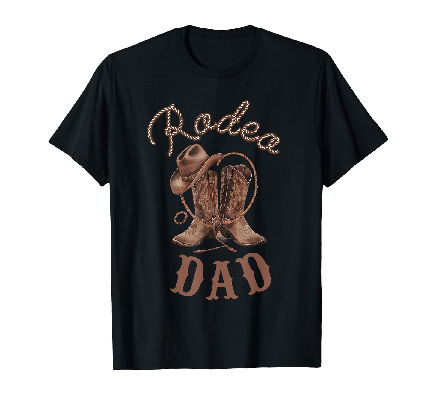 Rodeo Dad Western Cowboy Birthday Boy Family Matching Party T-Shirt