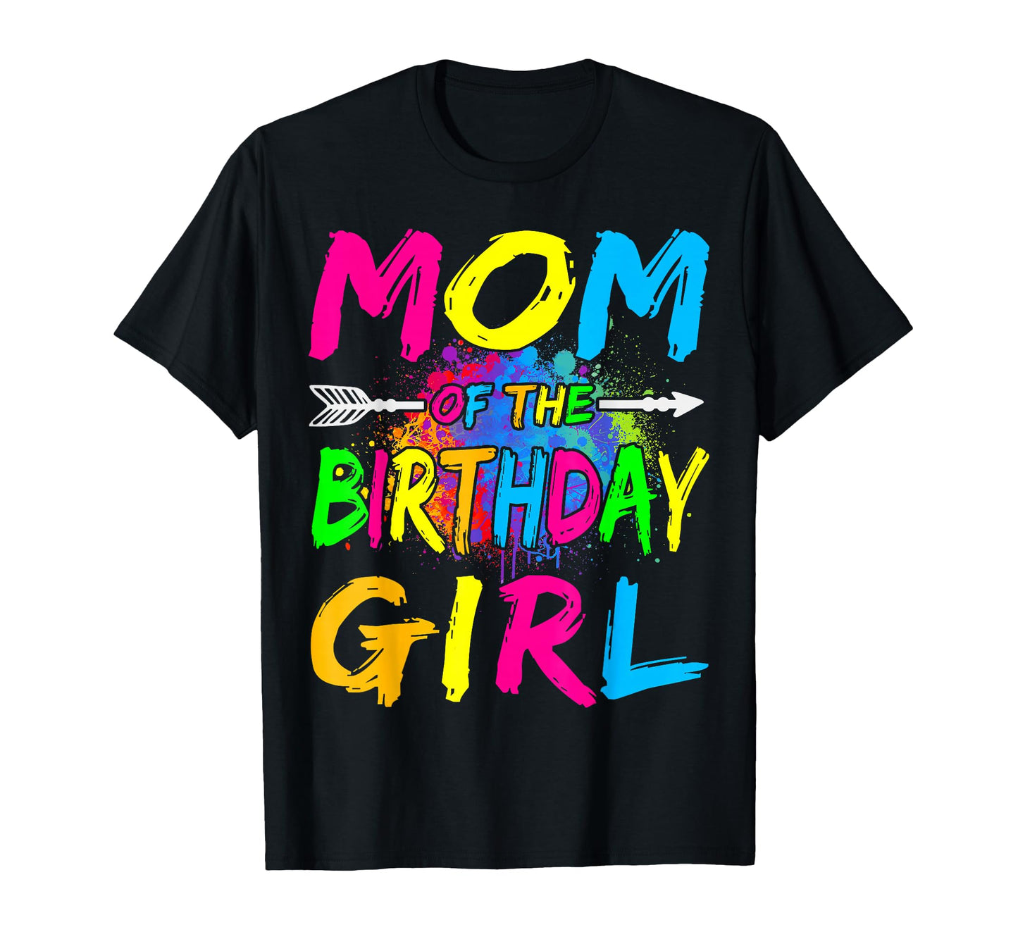 Mom of the Birthday Girl Retro 80's Party Shirt T-Shirt