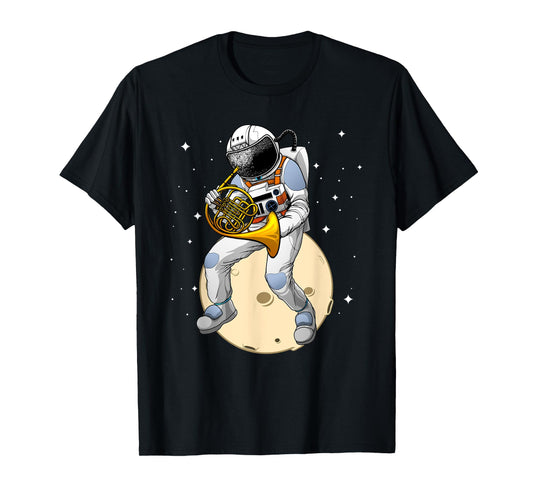 Funny French Horn Art For Men Women Boys Girls Kids Hornist T-Shirt