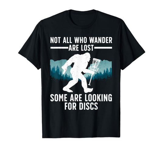 Funny Disc Golf For Men Women Bigfoot Basket Golf Players T-Shirt