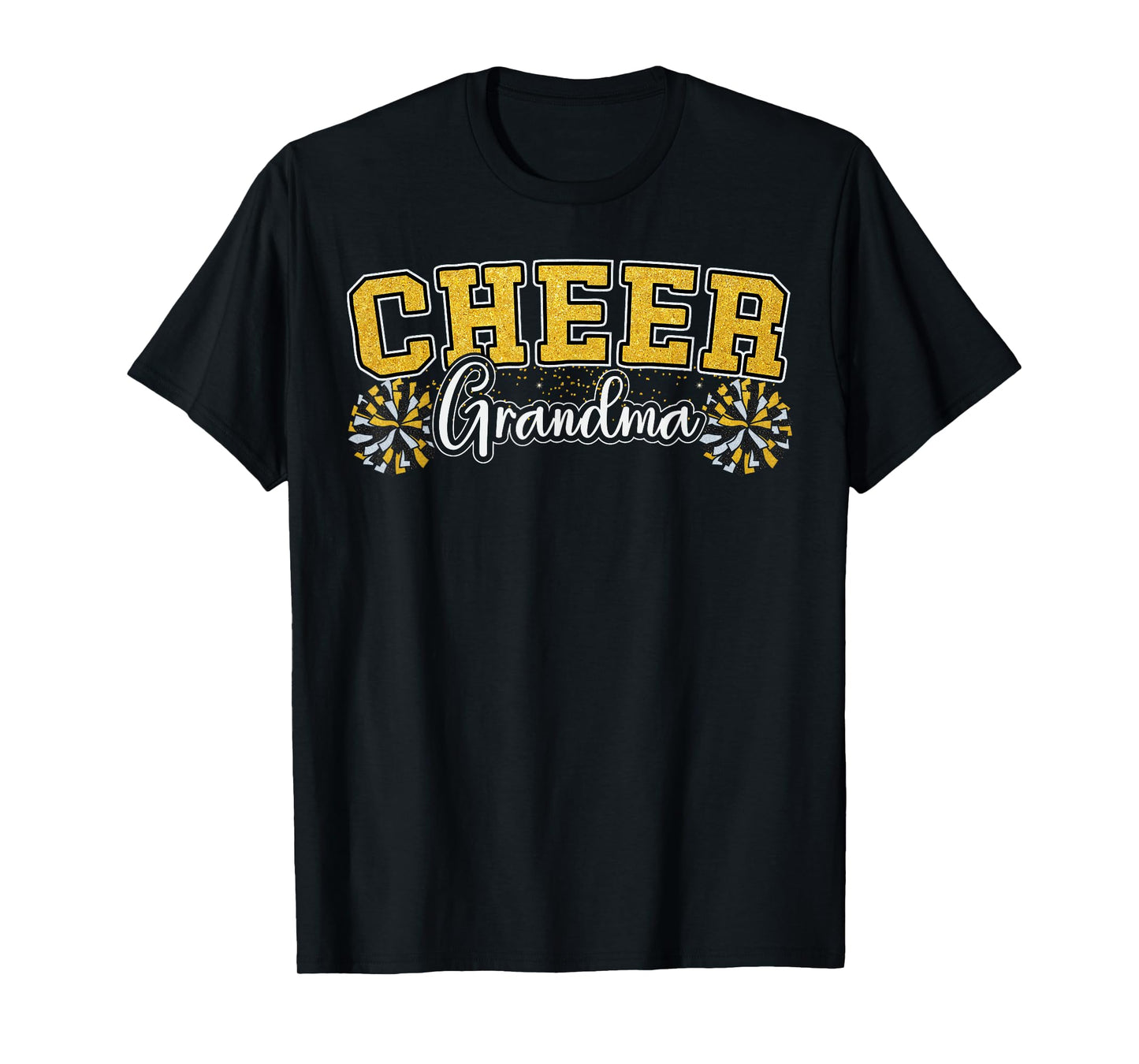Cheer Grandma My Favorite Cheerleader Calls Me G-ma Yellow T-Shirt