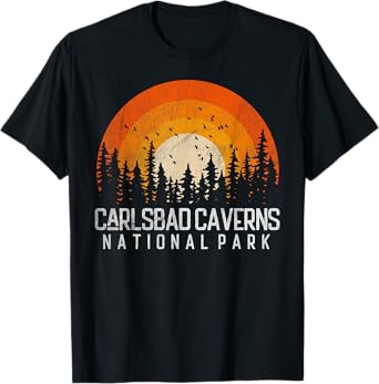 Carlsbad Caverns US National Park New Mexico Vintage Gift T-Shirt