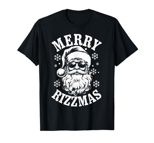 Merry Rizzmas Funny Christmas Santa Claus Happy Christmas T-Shirt