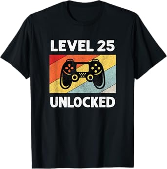 25th Birthday Shirts | 25 Year Old Mens T-Shirt