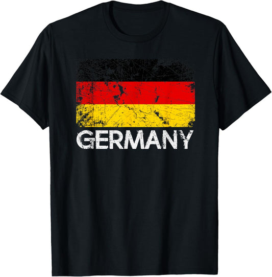 German Flag T-Shirt | Vintage Made In Germany Gift T-Shirt